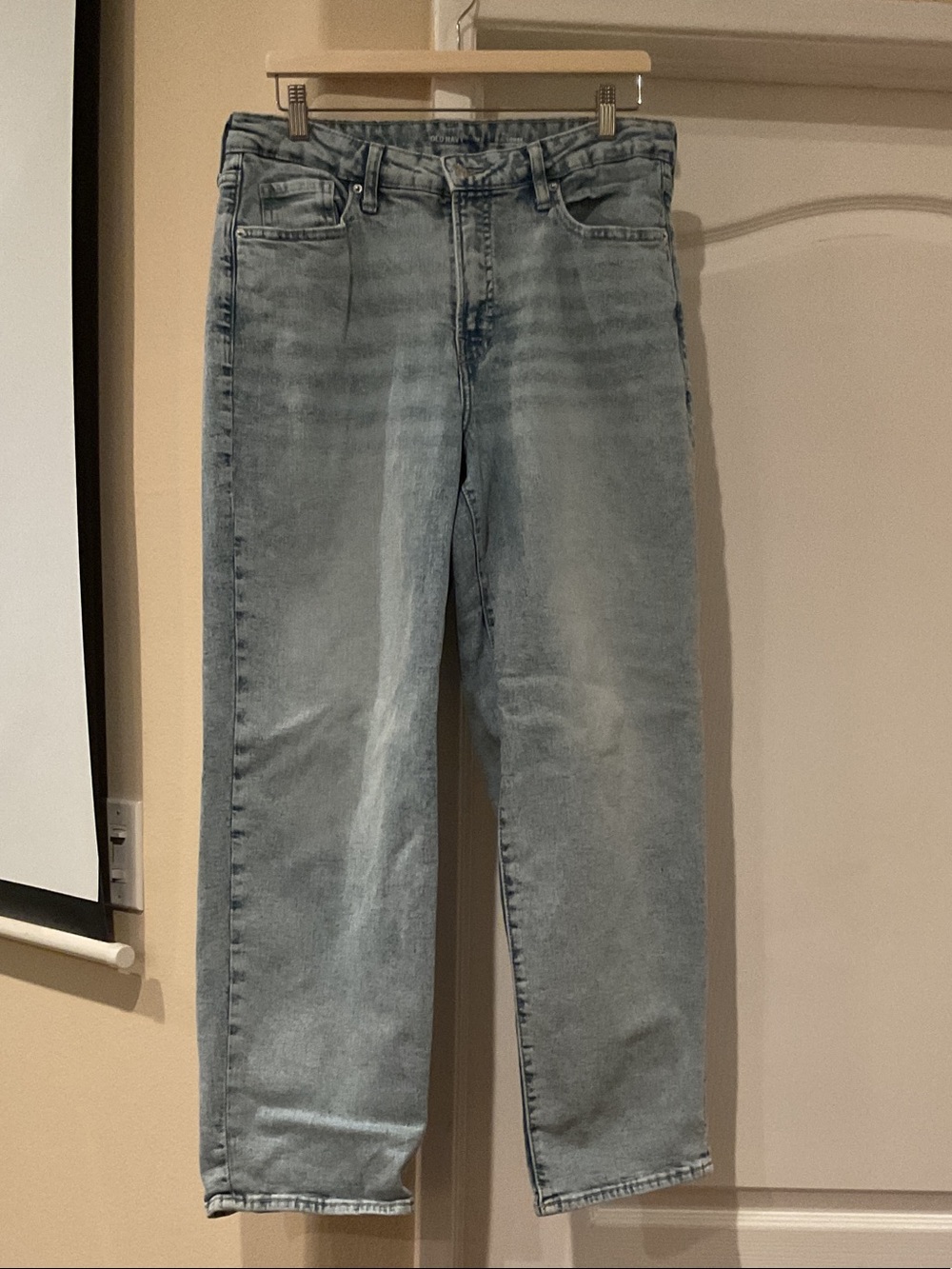Old Navy Light Wash High Rise OG Loose size 14